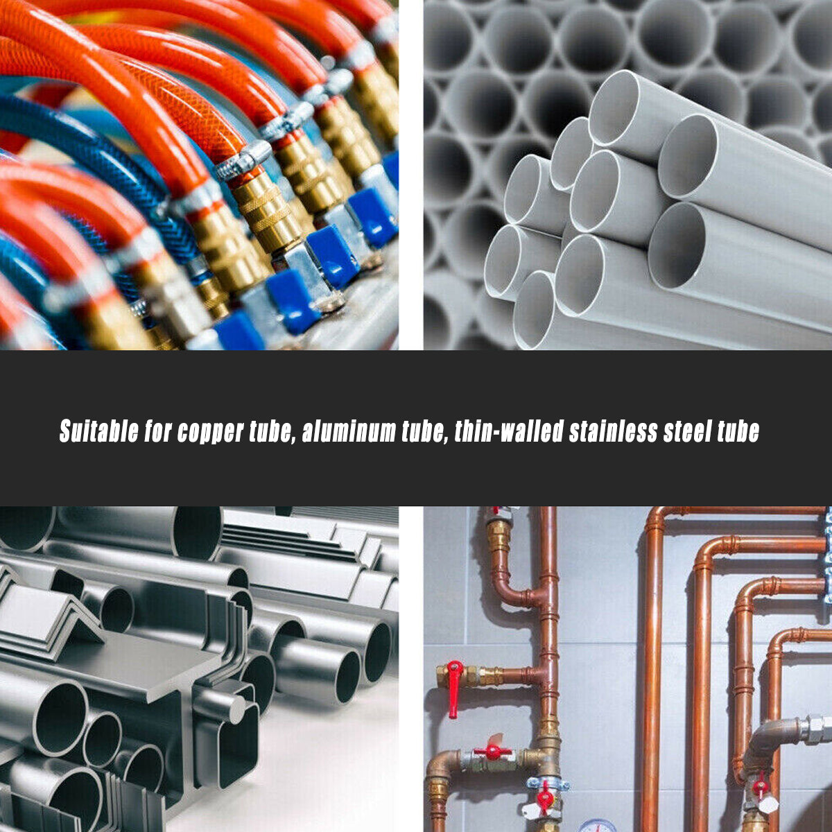 180 Degree Tube Pipe Bender 4 in 1 Brake Line Tubing Tool