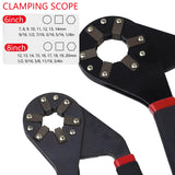 6/8 Inch Universal Adjustable Wrench Hex Socket Spanner Tool