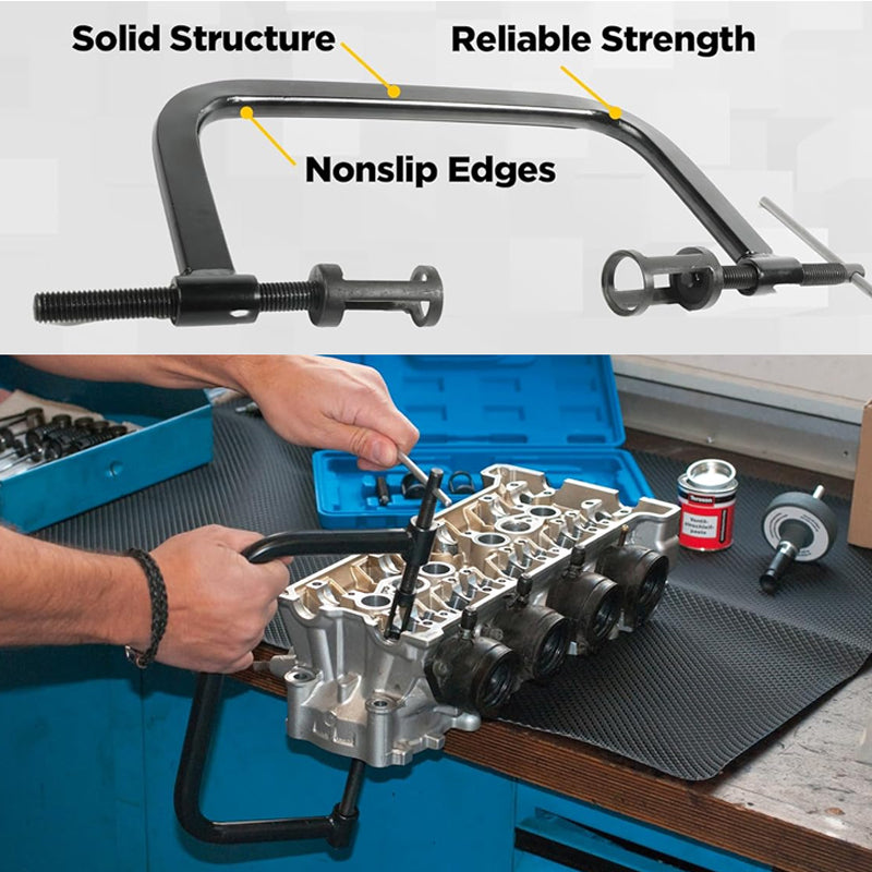 Valve Spring Compressor Tool Kit Car Motorcycle Engine Removal Installer