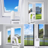 Portable AC Exhaust Hose 13/15cm Extendable Vent Pipe PP Steel Wire