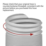 Portable AC Exhaust Hose 13/15cm Extendable Vent Pipe PP Steel Wire