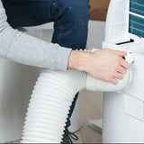 Portable AC Exhaust Hose 13/15cm Extendable Vent Pipe PP Steel Wire