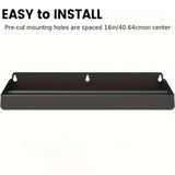 Wall Mounted Metal Tool Rack Carbon Steel Organizer for Warehouse Tools