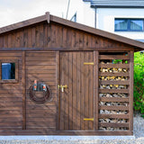 3pcs Wall Mounted Hose Holder Rack Plastic Garden Storage Organizer