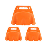 3pcs Wall Mounted Hose Holder Rack Plastic Garden Storage Organizer
