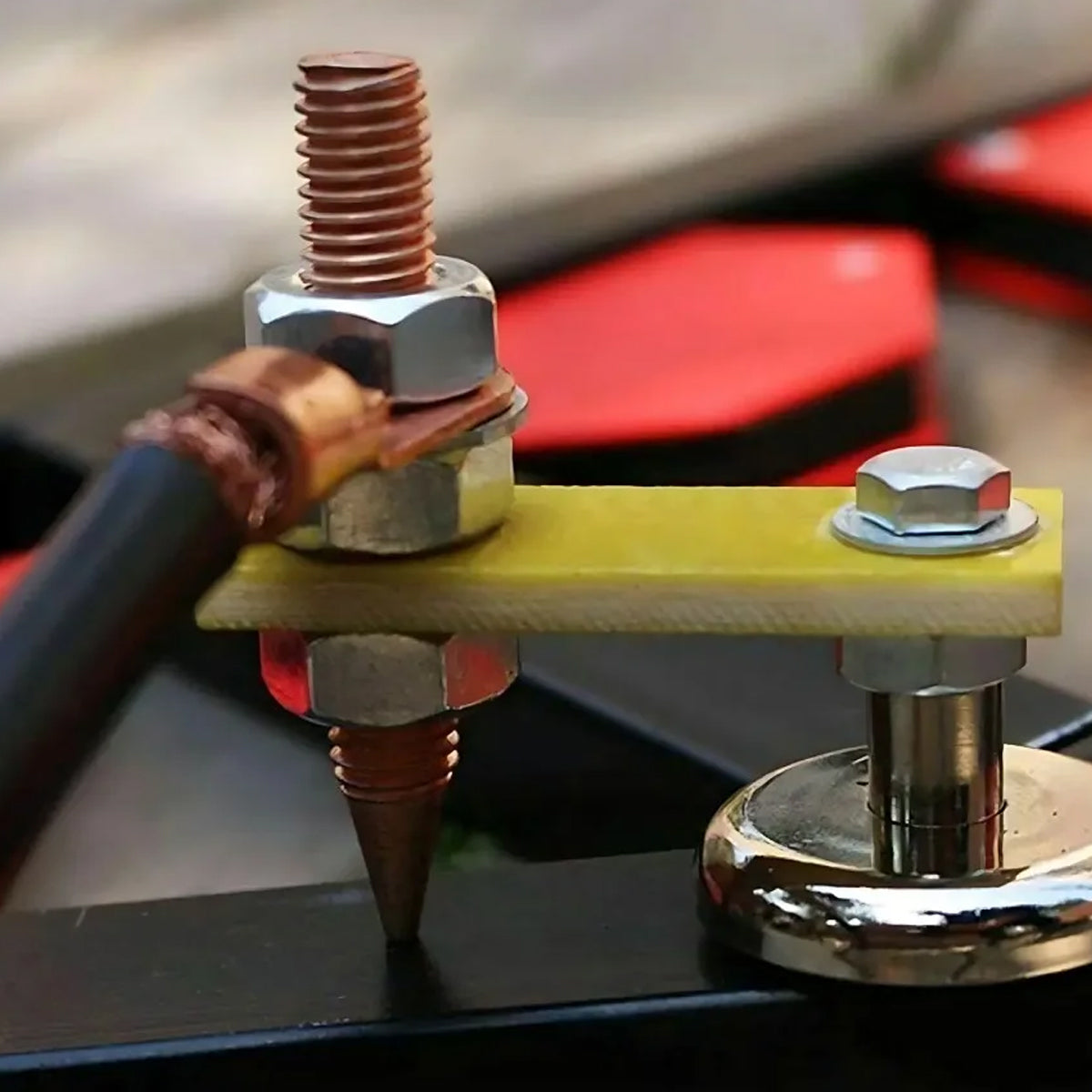 2pcs Magnetic Welding Ground Clamps Heavy Duty Holder