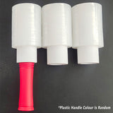 Mini Stretch Wrap Handle Film Packaging Clear Plastic Shrink Wrap Roll