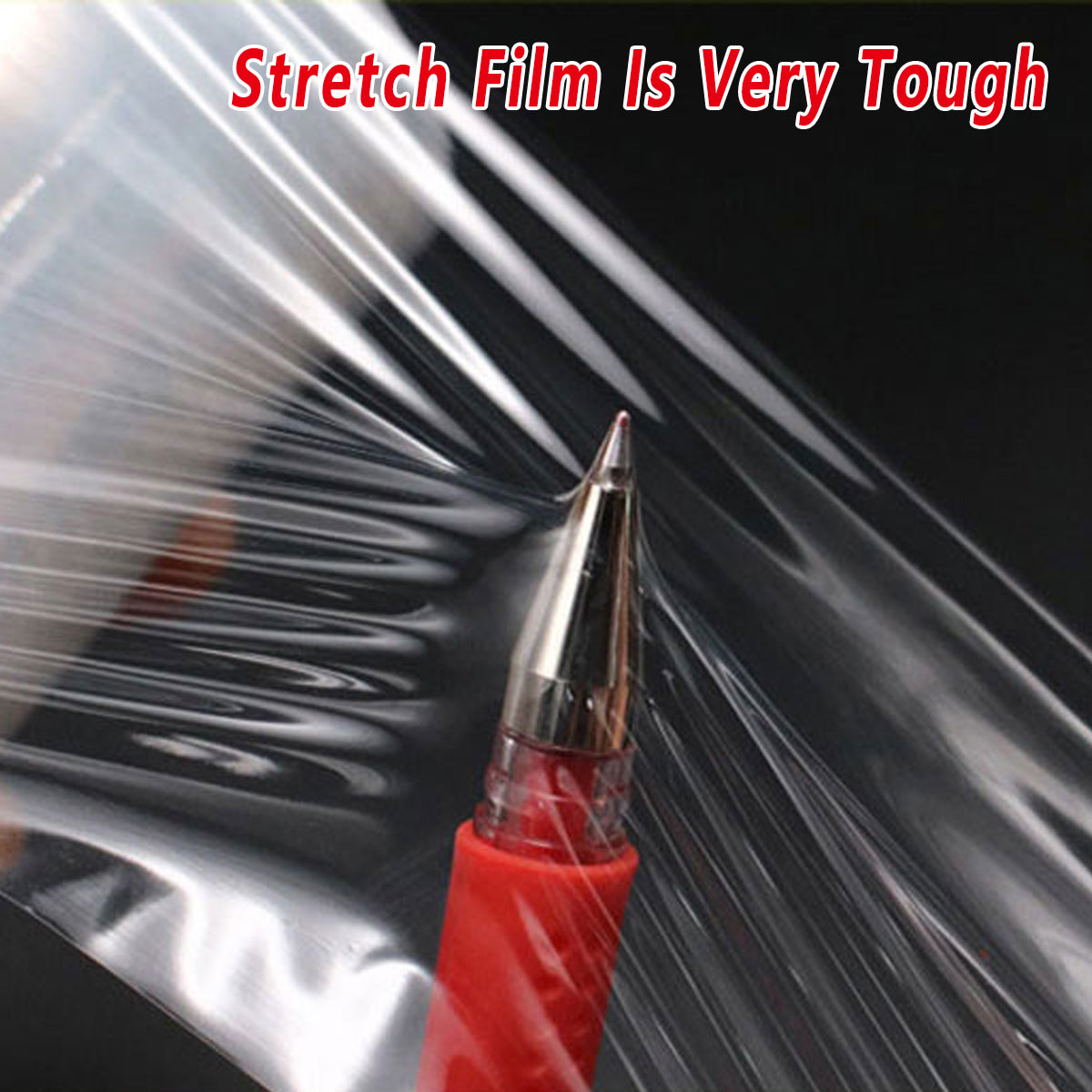Mini Stretch Wrap Handle Film Packaging Clear Plastic Shrink Wrap Roll