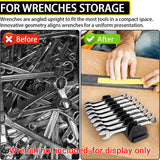 Magnetic Modular Wrench Holder Rack for Warehouse Tool Storage