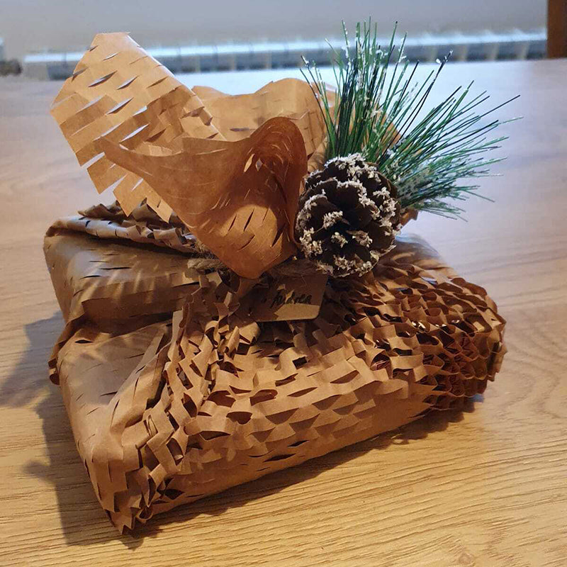 Eco Friendly Honeycomb Kraft Paper Cushioning Wrap Roll