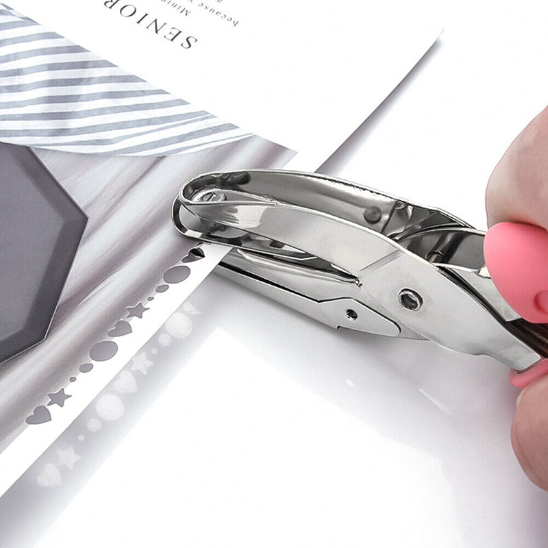 Metal Hole Punch Plier Soft Grip Circle/Star/Heart Puncher