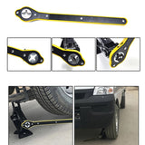 Car Jack Ratchet Wrench Labor-Saving Wheel Hand Crank Tool