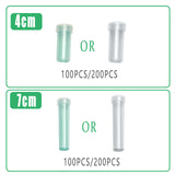 100/200PCS Flower Fresh Keeping Tubes Floral Bouquet Water Supply