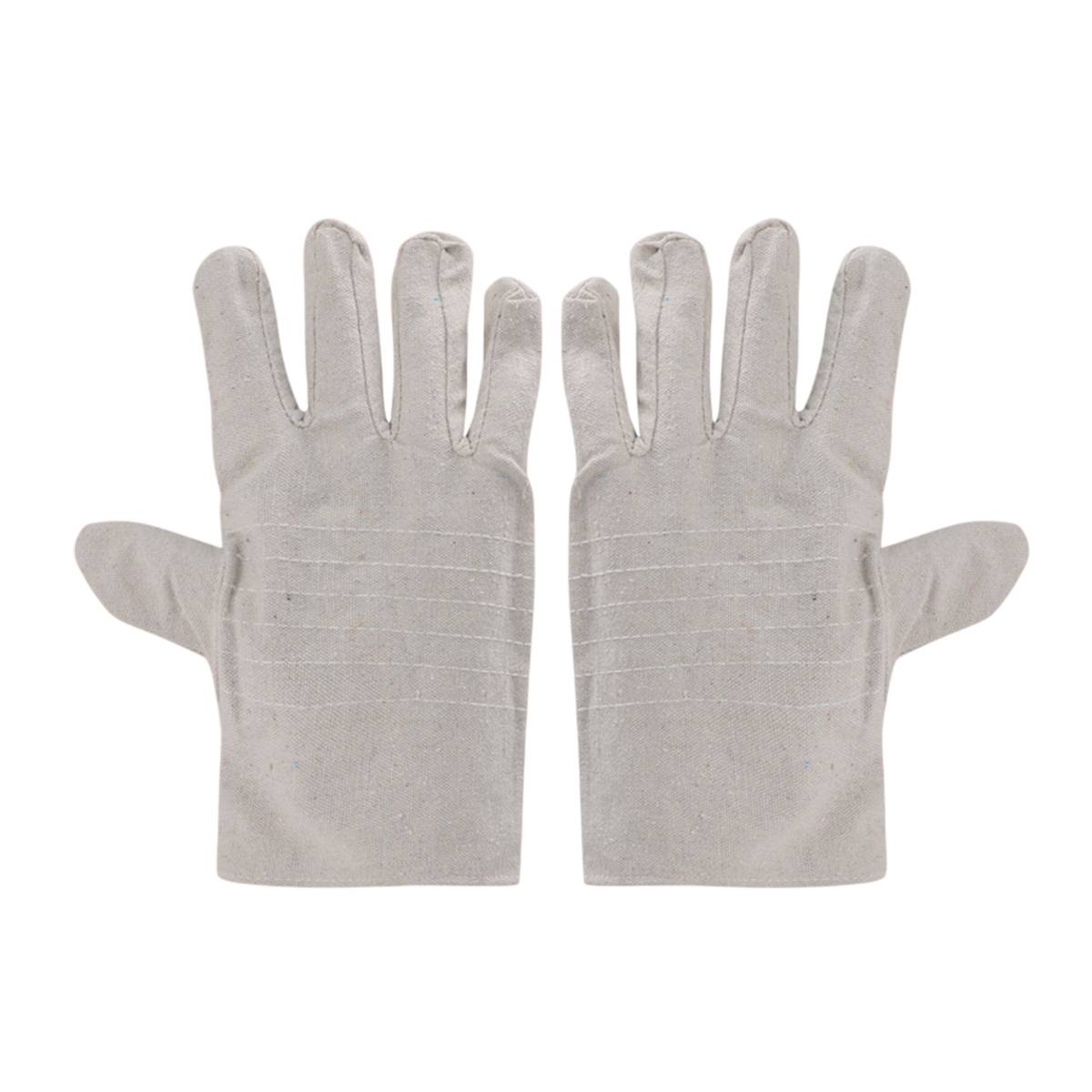 Canvas Welding Gloves Heat Resistant Double Layer Work Gloves 5 Pairs