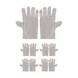 Canvas Welding Gloves Heat Resistant Double Layer Work Gloves 5 Pairs