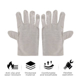 Canvas Welding Gloves Heat Resistant Double Layer Work Gloves 5 Pairs
