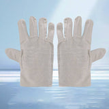 Canvas Welding Gloves Heat Resistant Double Layer Work Gloves 5 Pairs