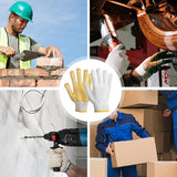 Anti Slip Dotted Work Gloves Wear Resistant Safety Gloves 12Pairs