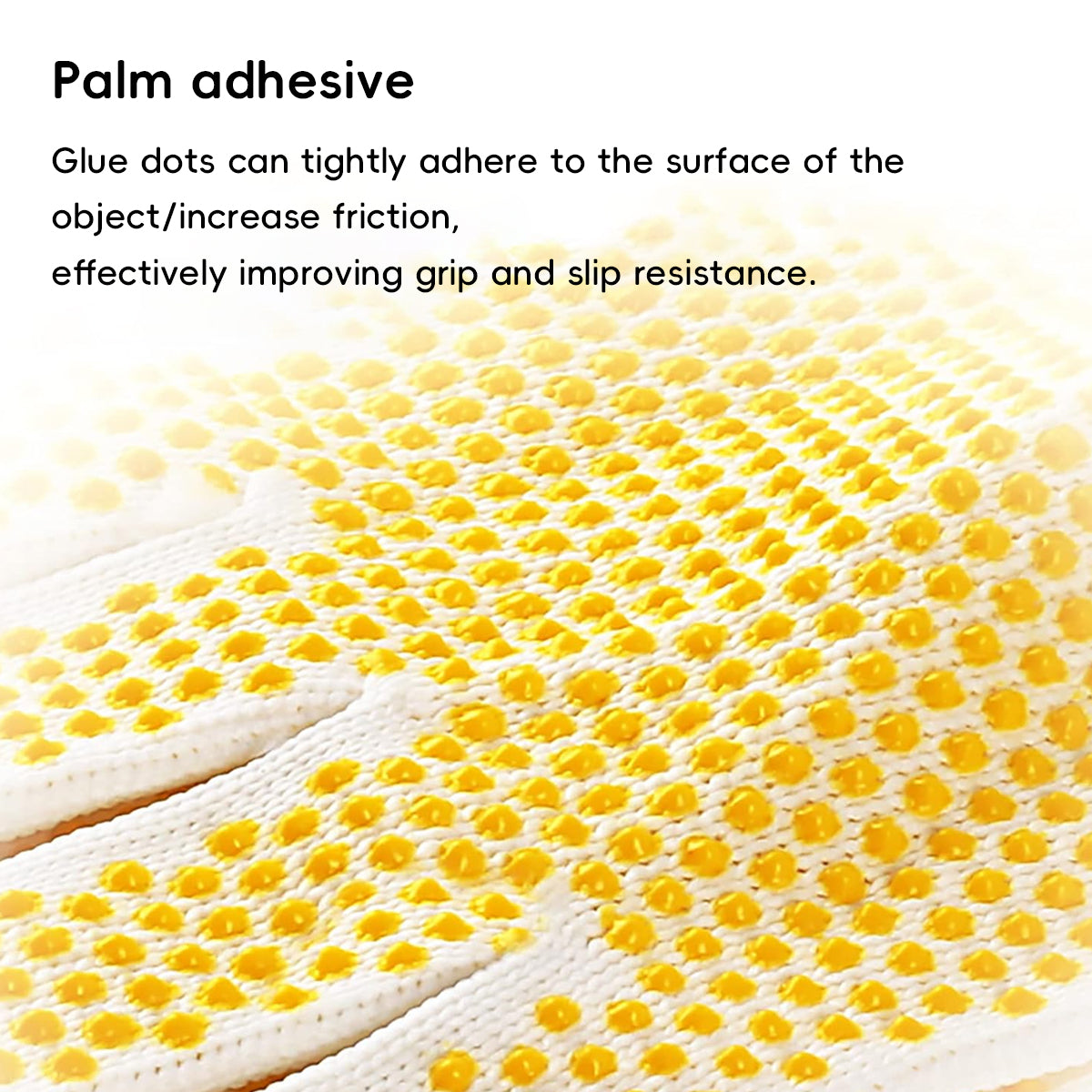 Anti Slip Dotted Work Gloves Wear Resistant Safety Gloves 12Pairs