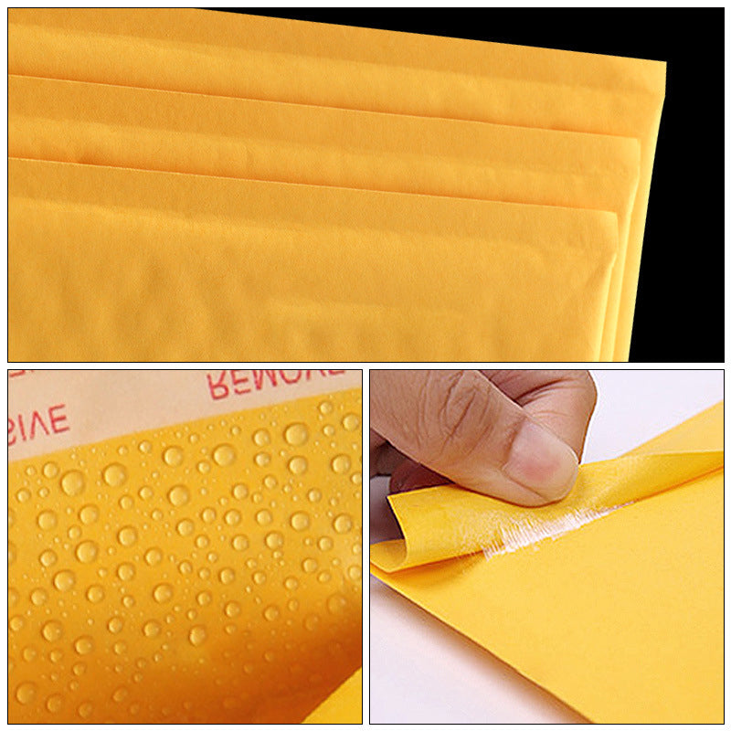 25PCS Yellow Poly Bubble Mailers Multi Size Padded Bags