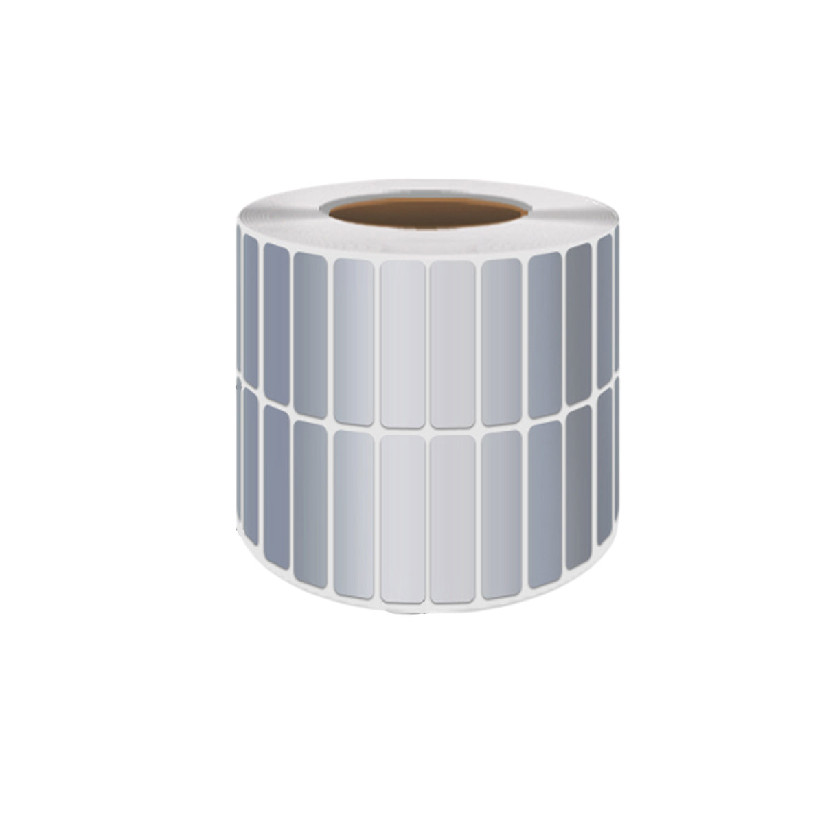 Silver PET Thermal Transfer Labels Waterproof Self Adhesive Sticker Roll