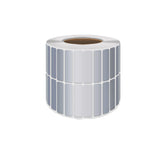 Silver PET Thermal Transfer Labels Waterproof Self Adhesive Sticker Roll