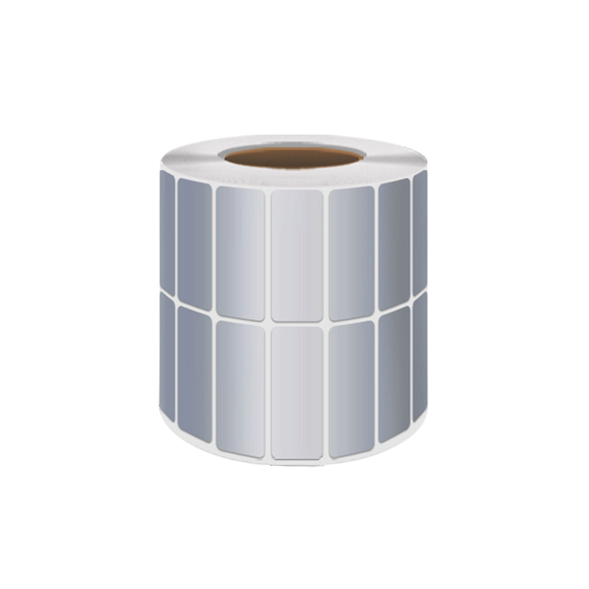 Silver PET Thermal Transfer Labels Waterproof Self Adhesive Sticker Roll