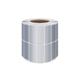 Silver PET Thermal Transfer Labels Waterproof Self Adhesive Sticker Roll