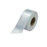 Silver PET Thermal Transfer Labels Waterproof Self Adhesive Sticker Roll