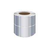 Silver PET Thermal Transfer Labels Waterproof Self Adhesive Sticker Roll