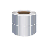 Silver PET Thermal Transfer Labels Waterproof Self Adhesive Sticker Roll