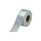 Silver PET Thermal Transfer Labels Waterproof Self Adhesive Sticker Roll