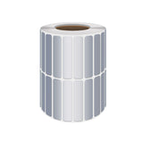 Silver PET Thermal Transfer Labels Waterproof Self Adhesive Sticker Roll