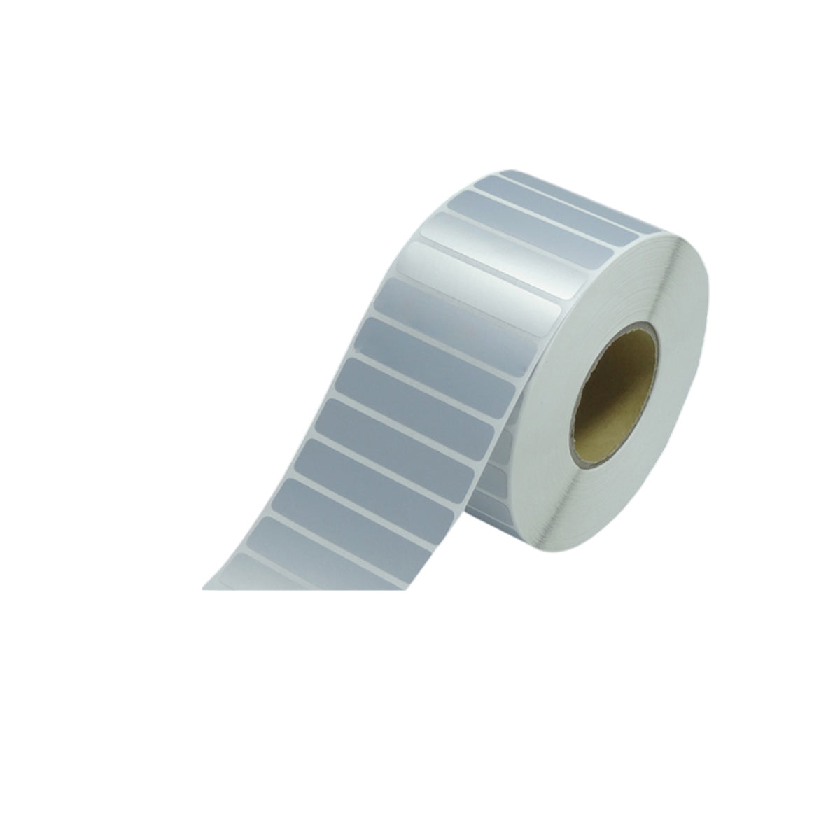 Silver PET Thermal Transfer Labels Waterproof Self Adhesive Sticker Roll