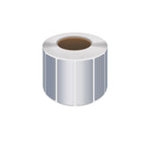 Silver PET Thermal Transfer Labels Waterproof Self Adhesive Sticker Roll