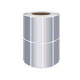 Silver PET Thermal Transfer Labels Waterproof Self Adhesive Sticker Roll