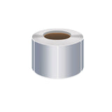 Silver PET Thermal Transfer Labels Waterproof Self Adhesive Sticker Roll