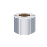 Silver PET Thermal Transfer Labels Waterproof Self Adhesive Sticker Roll