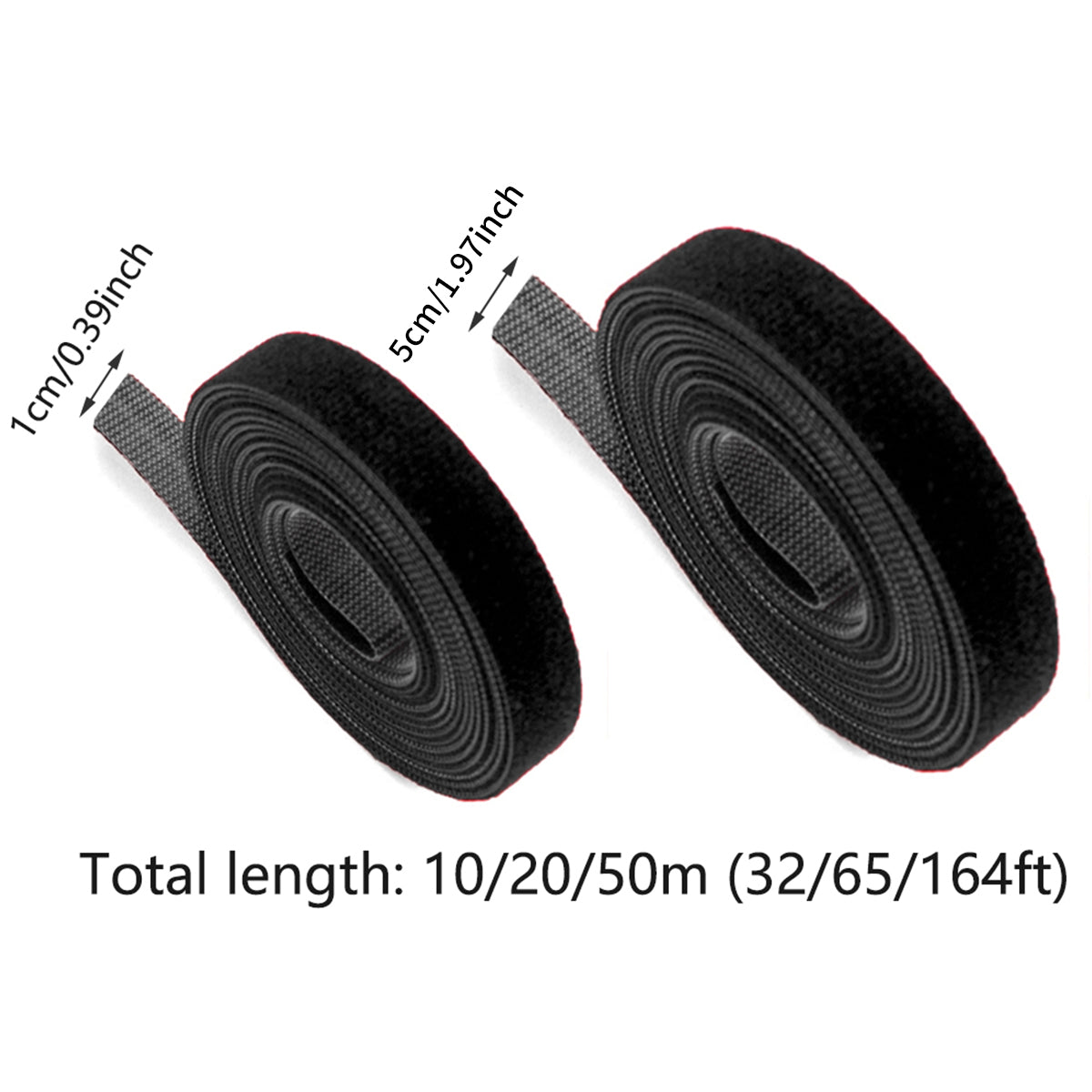 10 20 50M Hook Loop Heavy Duty Strap Reusable Cable Ties Grip