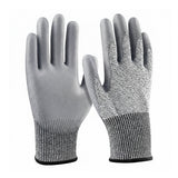 Cut Resistant Work Gloves PU Coated Safety Gloves 5Pairs