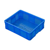Plastic Rectangular Storage Basket Ventilated Stackable Transport Box