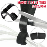 10 20 50M Hook Loop Heavy Duty Strap Reusable Cable Ties Grip