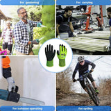 Nitrile Dipped Work Gloves Oil Resistant Non Slip Labor Gloves 2 Pairs