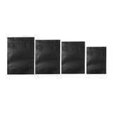 100PCS Black Aluminium Foil Resealable Food Storage Pouches