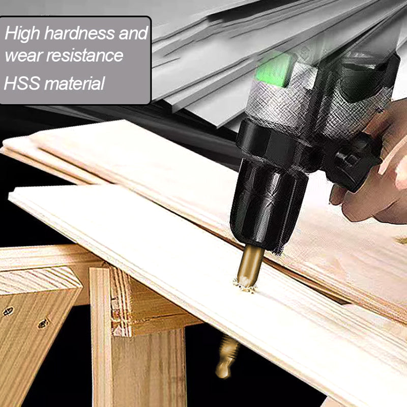 6 HSS Hex Shank Tap Drill Bits Metric Thread Screw Tapping Set