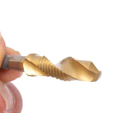 6 HSS Hex Shank Tap Drill Bits Metric Thread Screw Tapping Set