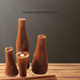 100PCS Honeycomb Kraft Packing Paper Wrap Recycled Cushioning
