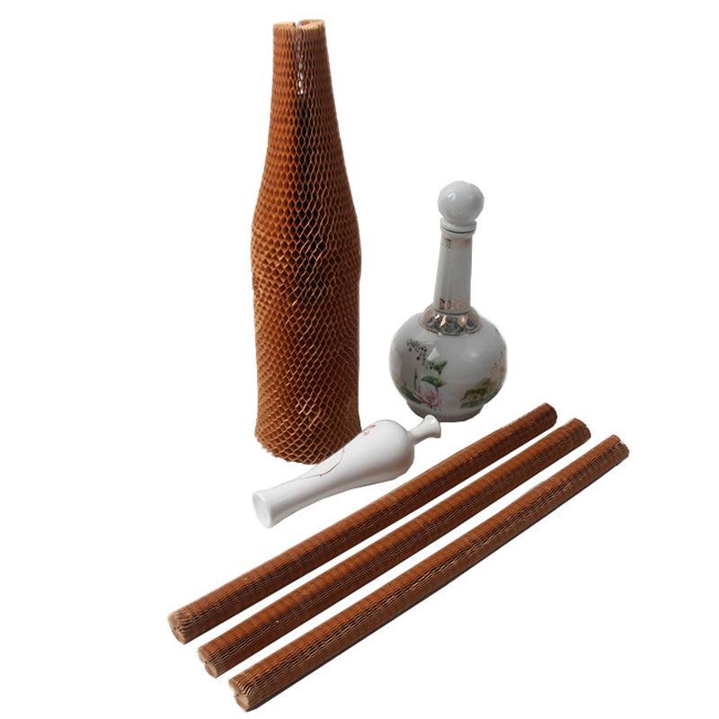 100PCS Honeycomb Kraft Packing Paper Wrap Recycled Cushioning