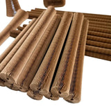 100PCS Honeycomb Kraft Packing Paper Wrap Recycled Cushioning