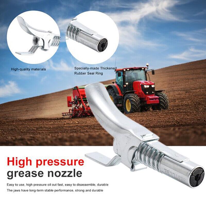 Grease Gun Coupler Quick Release One Hand 1/8 NPT 10000psi